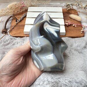 Gorgeous Orca Agate Flame